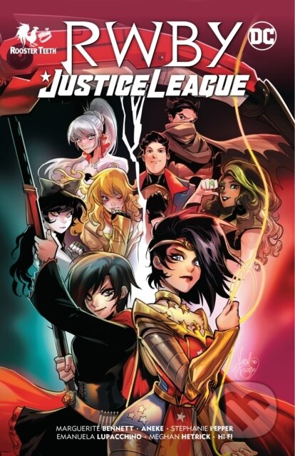 Kniha: RWBY/Justice League (Aneke Aneke a Marguerite Bennett). DC Comics, 2022