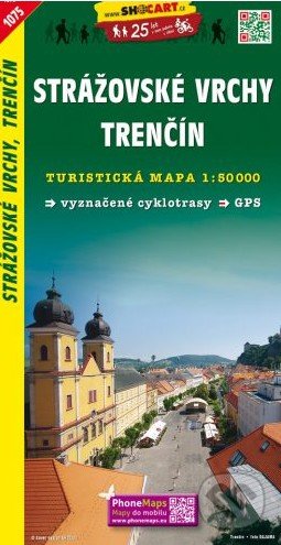 Strážovské vrchy, Trenčín 1:50 000, SHOCart, 2018