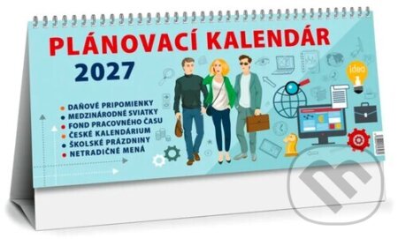 Plánovací kalendár 2027 - stolový kalendár (Press Group). Press Group, 2026