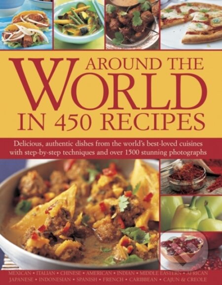Kniha: Around the World in 450 Recipes (Ainley Sarah). Hermes House, 2017