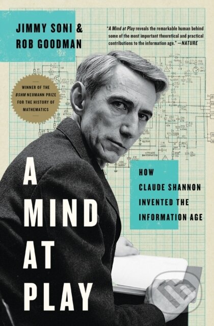 Kniha: A Mind at Play (Jimmy Soni a Rob Goodman). Simon & Schuster, 2018