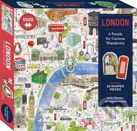 Kniha: London: A Puzzle for Curious Wanderers (Jack Chesher). , 2024