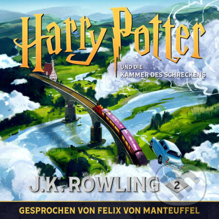 Audiokniha: Harry Potter und die Kammer des Schreckens (J.K. Rowling). Pottermore Publishing, 2015