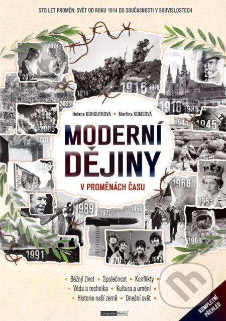Kniha: Moderní dějiny v proměnách času (Helena Kohoutková a Martina Komsová). Computer Media, 2026