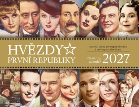 Hvězdy první republiky 2027 - nástěnný kalendář (Extra Publishing). Extra Publishing, 2026