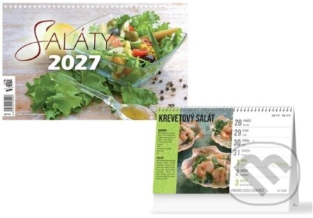 Saláty 2027 - stolní kalendář (MFP). MFP, 2026