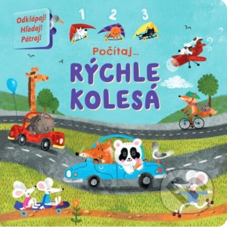 Kniha: Počítaj... Rýchle kolesá (Madeleine Birch). Rebo, 2026