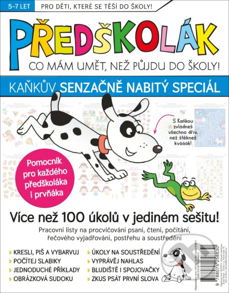 Kniha: Předškolákův speciál - Kaňkův senzačně nabitý speciál (Autorský kolektiv). Extra Publishing, 2026