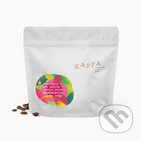 Kávy a čaje: KAFFA COLOMBIA LOS PATIOS 200g (zrnková) (KAFFA). KAFFA, 2026