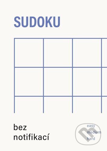 Kniha: Sudoku bez notifikací modrá (Autorský kolektiv). Fragment, 2026