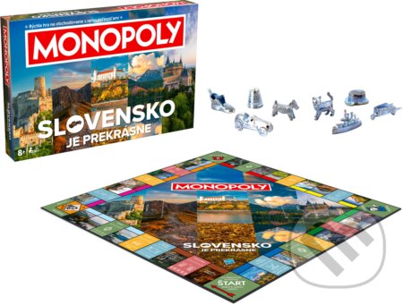 Společenská hra: MONOPOLY Slovensko je prekrásne (Winning Moves). Winning Moves