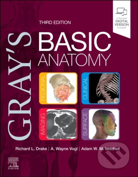 Kniha: Gray's Basic Anatomy (A. Wayne, PhD Vogl, Richard L., PhD Drake, Adam W.M., MB BS, FRCS a FRCR Mitchell). Elsevier Science, 2022