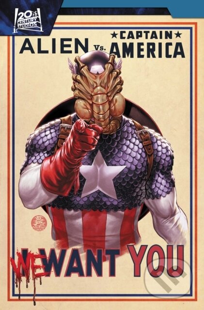 Kniha: Alien vs. Captain America (Frank Tieri). , 2026