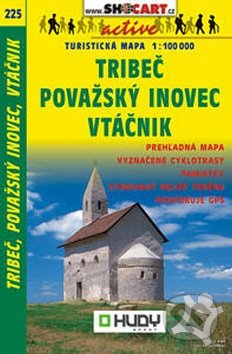 Tribeč, Považský Inovec, Vtáčnik 1:100 000, SHOCart, 2019
