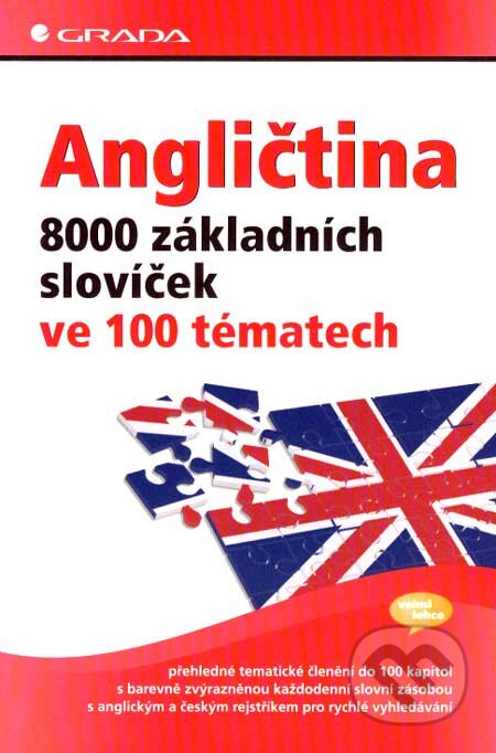 Angličtina - 8000 základních slovíček ve 100 tématech - kniha z kategorie Jazykové učebnice a slovníky