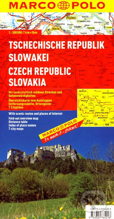 Česká republika, Slovenská republika 1:300 000, Marco Polo, 2007