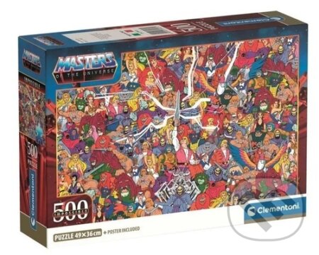 Puzzle: Puzzle Impossible: Masters Of The Universe 500 dílků (Clementoni). Clementoni, 2026