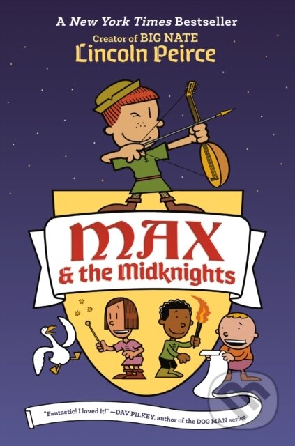 Kniha: Max and the Midknights (Lincoln Peirce). Yearling, 2024