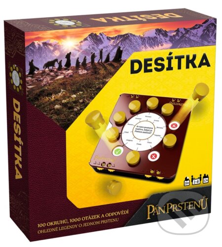 Společenská hra: Desítka: Pán Prstenů (Mindok). Mindok, 2026
