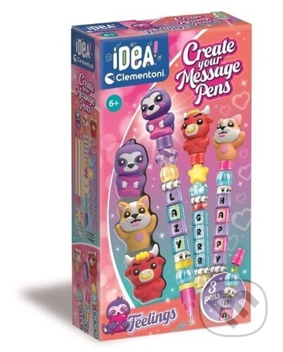 Společenská hra: IDEA Kreativní sada pro výrobu per Pocity (Clementoni). Clementoni, 2026