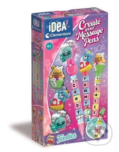 Společenská hra: IDEA Kreativní sada pro výrobu per Jídlo (Clementoni). Clementoni, 2026