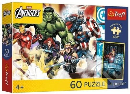 Puzzle: Puzzle Premium Plus Kids Avengers Společně jsme silnější (Trefl). Trefl, 2026