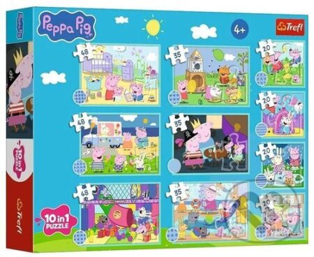 Puzzle: Puzzle Prasátko Peppa Peppin zábavný svět (Trefl). Trefl, 2026
