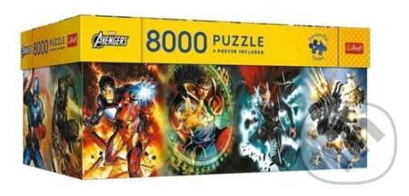 Puzzle: Puzzle Avengers Legendy v akci 8000 dílků (Trefl). Trefl, 2026