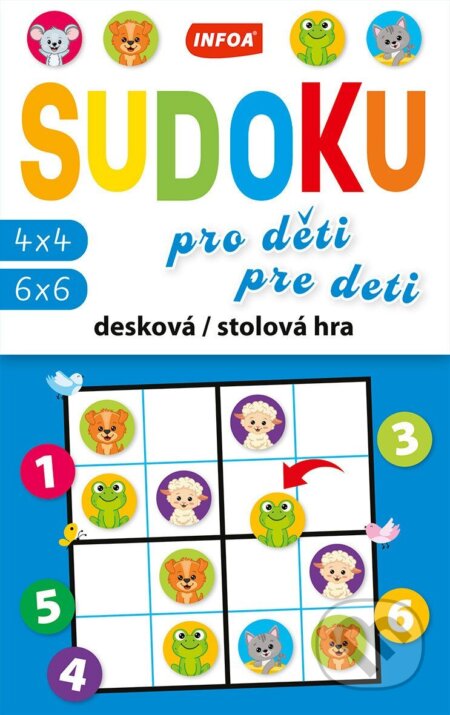 Společenská hra: Desková hra / stolová hra - Sudoku (INFOA). INFOA, 2026