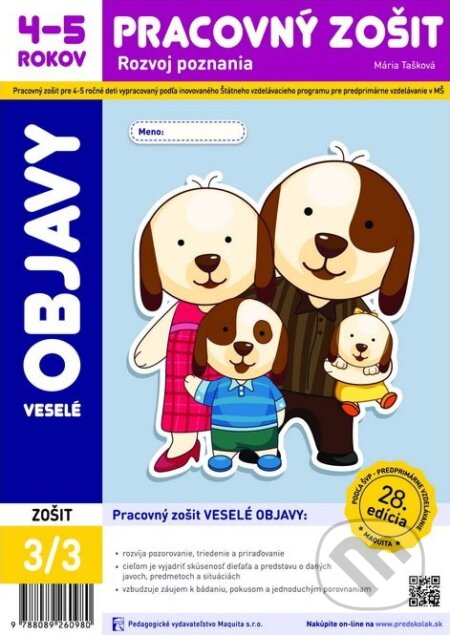 Kniha: Veselé objavy - Rozvoj poznania (Mária Tašková). Maquita, 2026