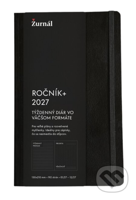 Kniha: Ročník plus 2027 - čierny (Žurnál). Žurnál, 2026