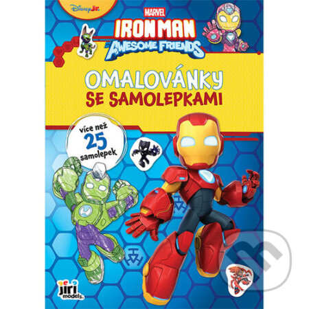 Omalovánky A4 se samolepkami: Ironman (Jiří Models). Jiří Models, 2026