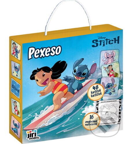 Kniha: Pexeso v krabičce s omalovánkou Lilo a Stitch (neuvedený autor). Jiří Models, 2026