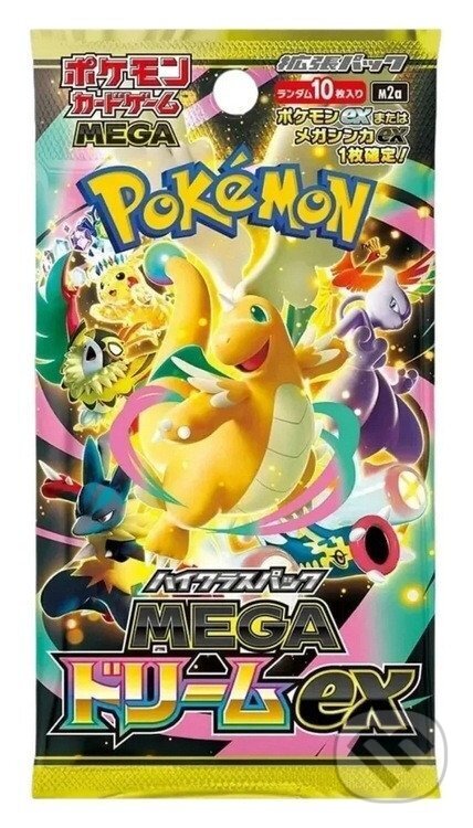 Společenská hra: Pokémon TCG: Mega Dream ex - Booster (japonský) (Pokemon). Pokemon, 2026