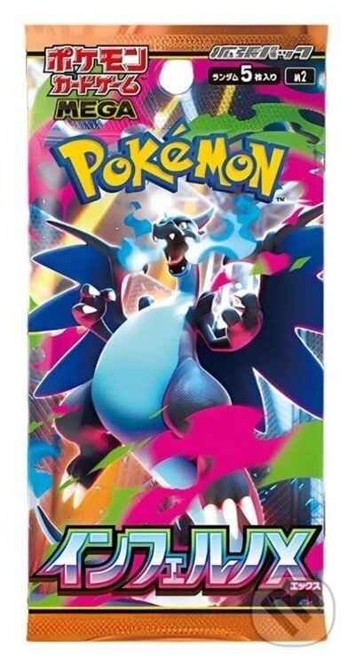 Společenská hra: Pokémon TCG: Mega Inferno X - Booster (japonský) (Pokemon). Pokemon, 2026
