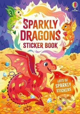 Kniha: Sparkly Dragons Sticker Book (Alice Beecham). Usborne, 2026