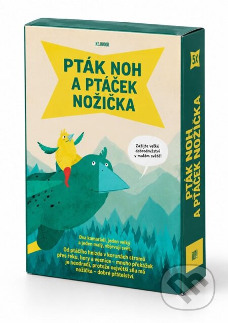 Kniha: Pták Noh a ptáček Nožička - dárkové balení (Daniela Fischerová). Meander, 2026