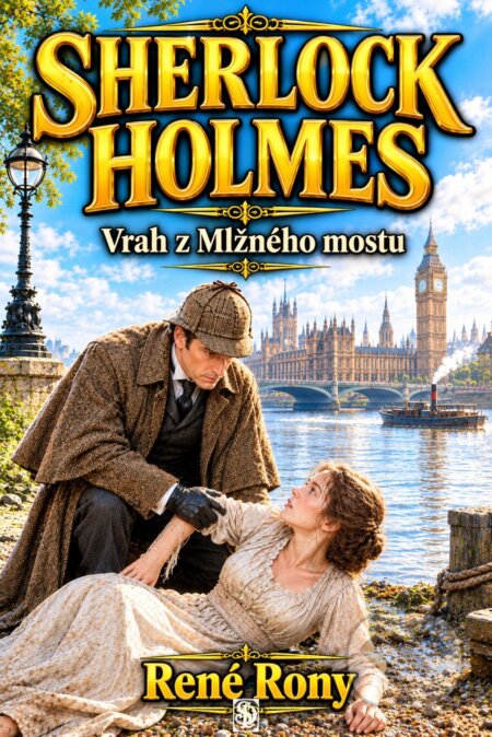 E-kniha: Sherlock Holmes: Vrah z Mlžného mostu (René Rony). Splendidum družstvo, 2026