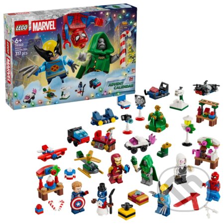 Společenská hra: LEGO® Marvel 76340 Adventný kalendár 2026 (LEGO). LEGO, 2026