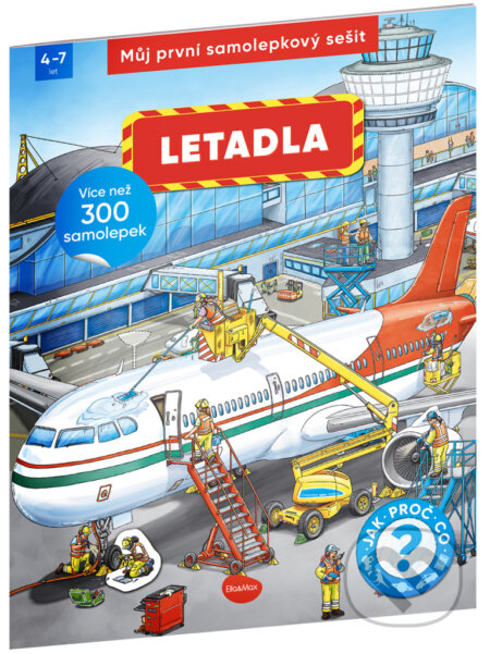 Kniha: Můj první samolepkový sešit: Letadla (Ella & Max). Ella & Max, 2026