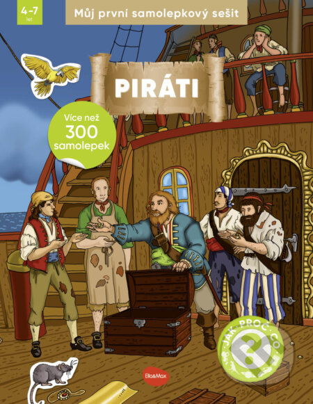 Kniha: Můj první samolepkový sešit: Piráti (Ella & Max). Ella & Max, 2026