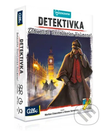 Společenská hra: Detektivka - Zatkněte Sherlocka Holmese (Albi). Albi