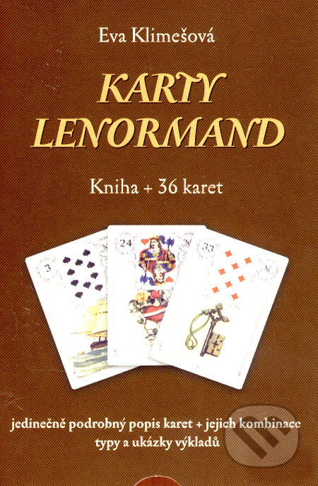 Karty Lenormand (kniha + 36 karet) - Eva Klimešová, Eugenika, 2007