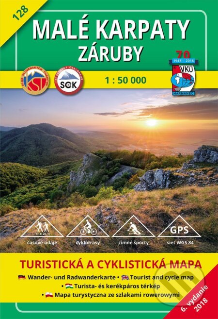 Malé Karpaty -Záruby 1:50 000 - kolektiv, VKÚ Harmanec, 2018