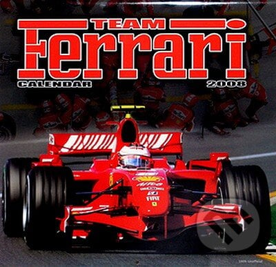 Team Ferrari 2008 - nástěnný kalendář, Cure Pink, 2007