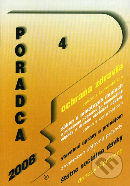 Poradca 4/2008, Poradca s.r.o., 2008