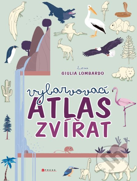 Vybarvovací atlas zvířat - Guilia Lombardo (ilustrátor) - kniha z kategorie Omalovánky