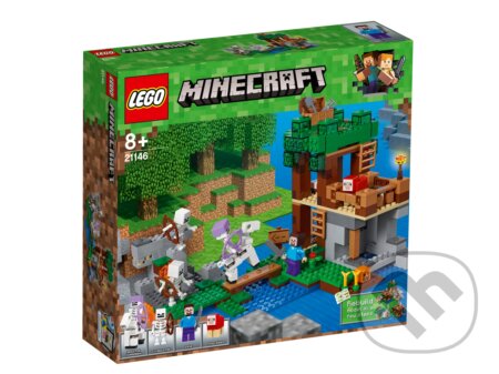 LEGO Minecraft 21146 Útok kostlivcov, LEGO, 2018