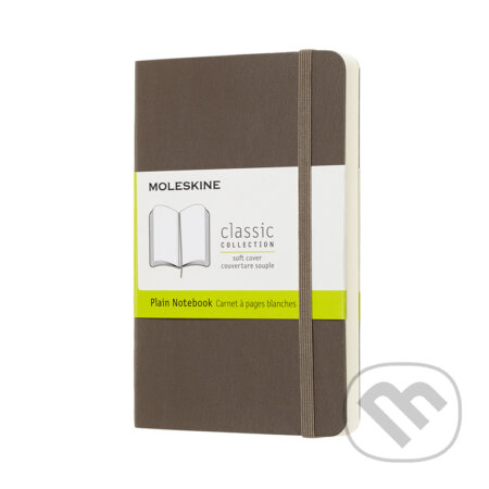 Moleskine - zápisník hnedý (malý, čistý)