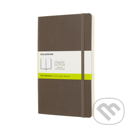 Moleskine - zápisník hnedý (stredný, čistý)